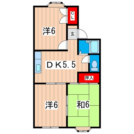 メゾンタブールＡの物件間取画像